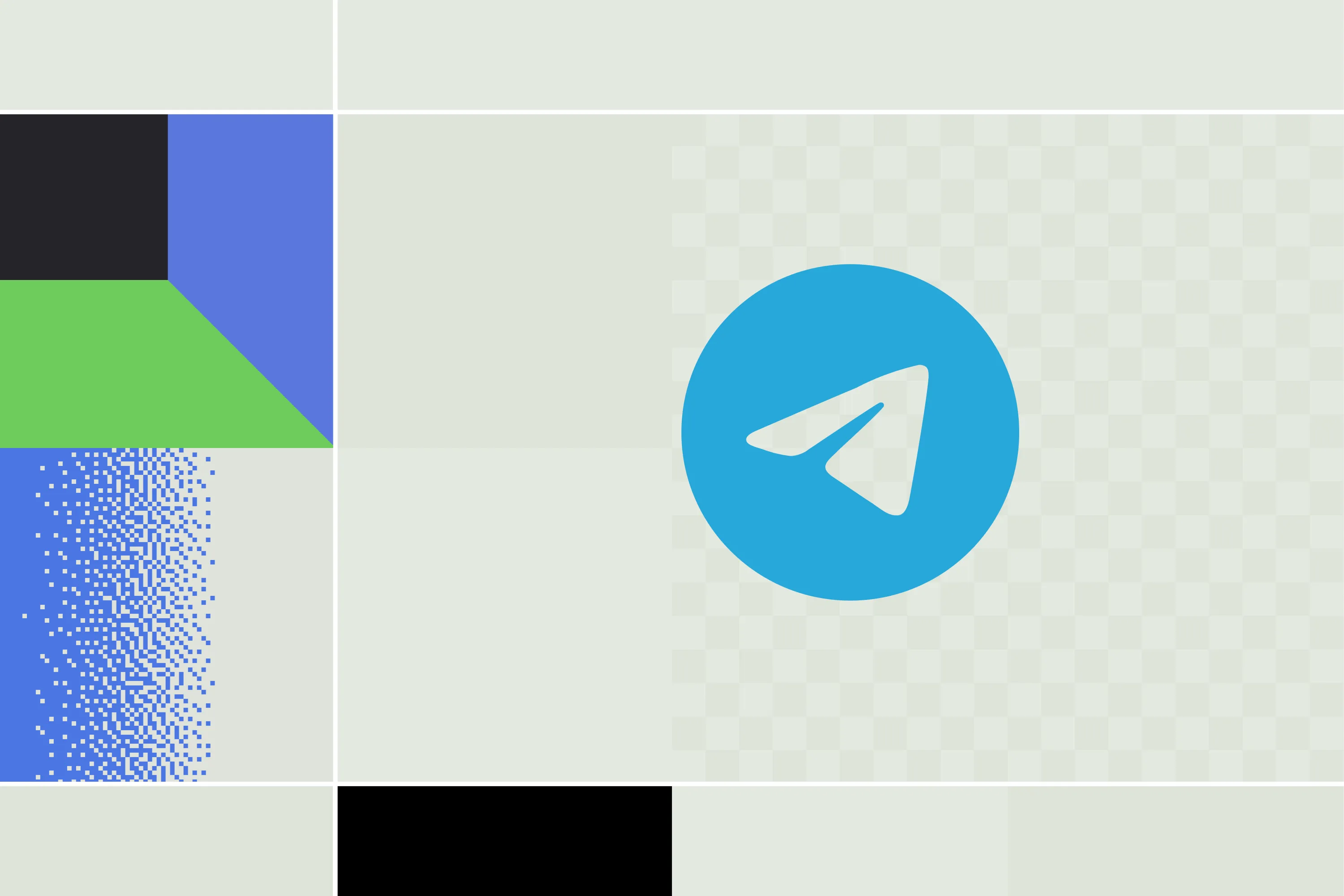 QR code to add friends on Telegram